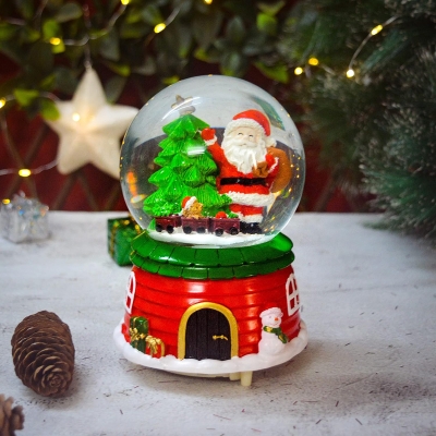 Светещо музикално преспапие ДЯДО КОЛЕДА - 2 модела