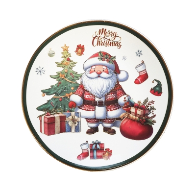 Керамична коледна чиния Santa Claus - различни модели