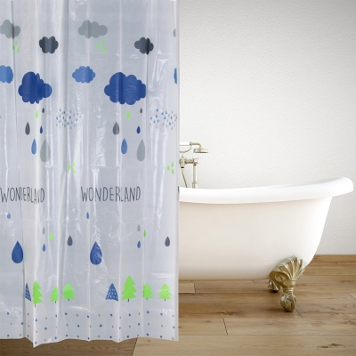 Завеса за баня CYCLOPS Peva 200 × 180 см - различни десени