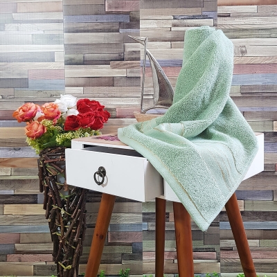Хавлия от пениран памук HOBBY BRUNO 50 × 90 см - СВЕТЛОЗЕЛЕНА