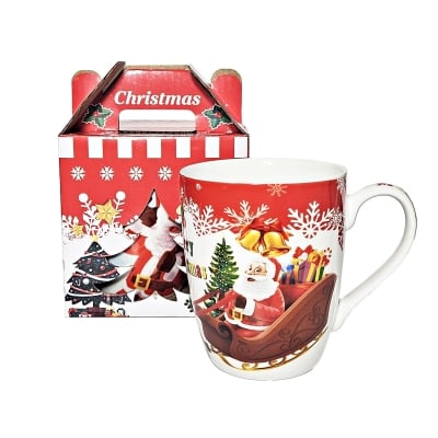 Керамична коледна чаша в кутия Mery Christmas 2