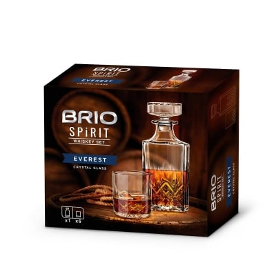Комплект за уиски Brio Spirit Everest - 7 части