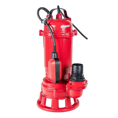 Потопяема помпа за мръсна вода с нож RAIDER RD-CAWP56 – 1 100 W, 2\", 300 л/мин., 13 метра