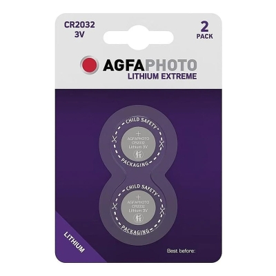 Батерия AGFAPHOTO Lithium Extreme CR2032 / 3 V - 2 броя