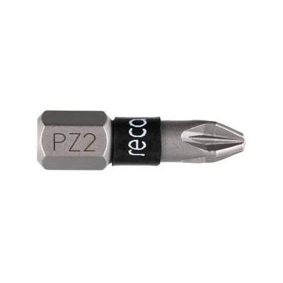Кръстат бит RECA Torsion 1/4" Pozidriv - 2 x 25 мм / ЧЕРЕН