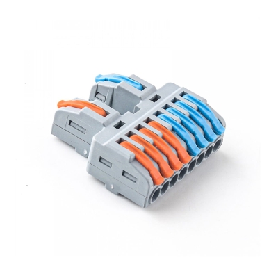 Универсален конектор за твърди и гъвкави електрически проводници „Бърза връзка“ 2 към 8 Els CMK-422-8