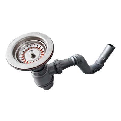 Сифон за мивка с утайник и гофрирана връзка Ø 32 Muff Matik TCK01 - 110 мм