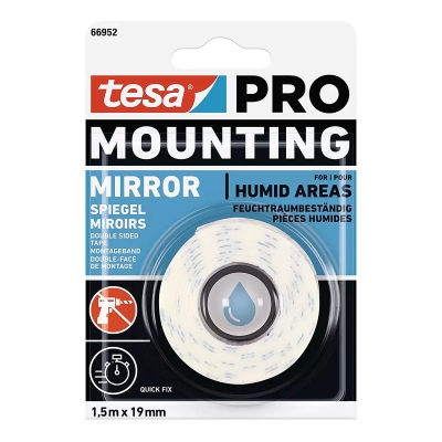 Двойнолепяща лента TESSA Pro Mounting 66952 за огледала - 150 см ×19 мм