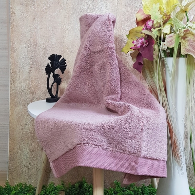 Хавлиена кърпа от микропамук HOBBY LUBOW 70 × 140 см - ПУДРА
