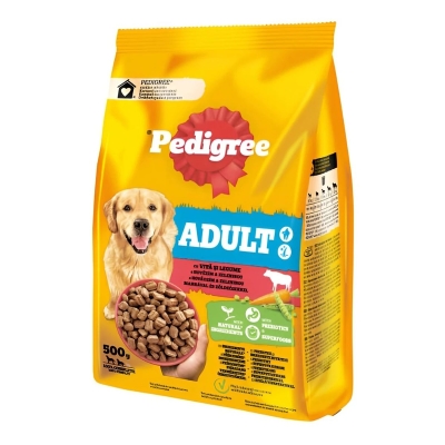 Пълноценна гранулирана храна за кучета в зряла възраст PEDIGREE Adult - ГОВЕЖДО и ЗЕЛЕНЧУЦИ