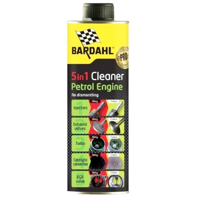 Добавка - поддръжка за бензинова горивна система 5 in 1 Cleaner Petrol Engine Bardahl