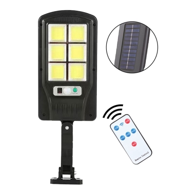 LED соларен уличен осветител с 10 COB диода, датчик за движение и дистанционно управление D-iL SKU12221