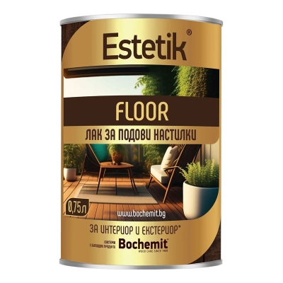 Безцветен лак за подови настилки BOCHEMIT Estetic Floor - 750 мл