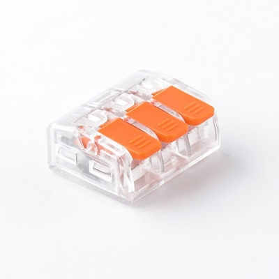 Универсална клема за гъвкави или твърди електрически проводници „Бърза връзка“ Els CMK-633 (3-проводна)