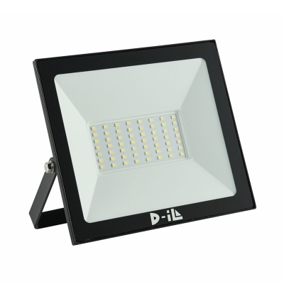 LED прожектор D-iL серия \"А\" SKU80603 - черен / IP65 / 6 000 K / 5 700 lm / 50 W
