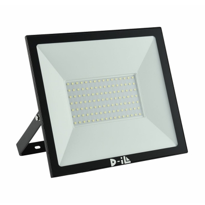 LED прожектор D-iL серия \"А\" SKU80604 - черен / IP65 / 6 000 K / 11 500 lm / 100 W