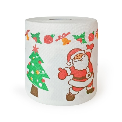 Домакинска ролка Ressy Серия Delux Christmas  - 160 къса / 4 пласта