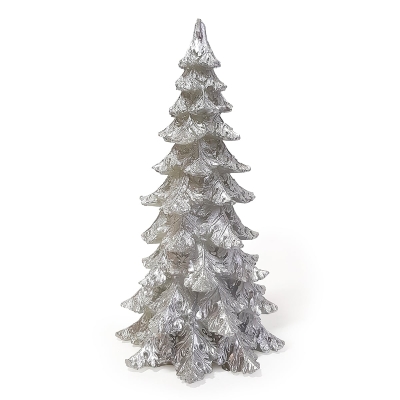 Свещ КОЛЕДНА ЕЛХА с перлен завършек на цвета