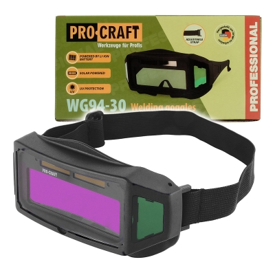 Самозатъмняващи заваръчни очила PROCRAFT WG94-30