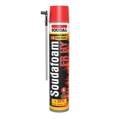 Пожароустойчива полиуретанова пяна SOUDAL Soudafoam FR HY - ръчен вариант