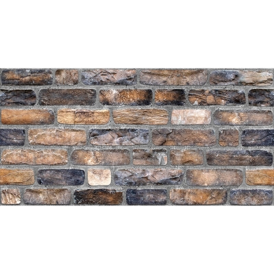 Декоративен UV панел FIX-COAT 2004-04 / 2 × 50 × 100 см - СТАРИ ОПУШЕНИ ТУХЛИ