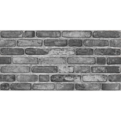 Декоративен UV панел FIX-COAT 2004-10 / 2 × 50 × 100 см - СТАРИ ОПУШЕНИ СИВИ ТУХЛИ