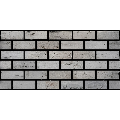 Декоративен UV панел FIX-COAT 2012-12 / 2 × 50 × 100 см - СИВИ ТУХЛИ с ЧЕРНА ФУГА