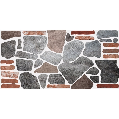 Декоративен UV панел FIX-COAT 2018-03 / 2 × 50 × 100 см - ЧЕРВЕН КАМЪК