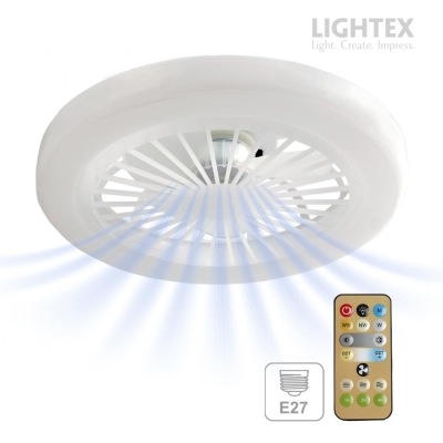 LED лампа с вентилатор CHILL E27 – 2 в 1 с дистанционно управление 3000K / 4000K / 6500K Lightex