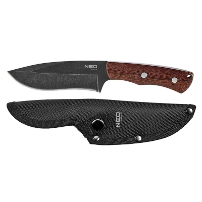 Туристически нож NEO Tools 63-111 с цяло острие и кания - 23 см