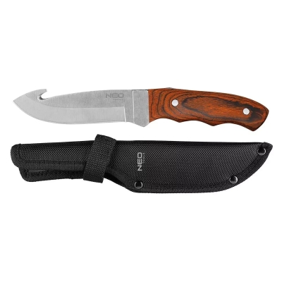 Туристически нож NEO Tools 63-116 с цяло острие с отварачка за бутилки кания - 24 см