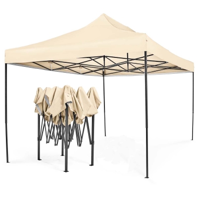 Сгъваема шатра pop-up 3 х 4.5 м - бежова