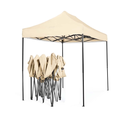 Сгъваема pop-up шатра 3 х 3 м - бежова
