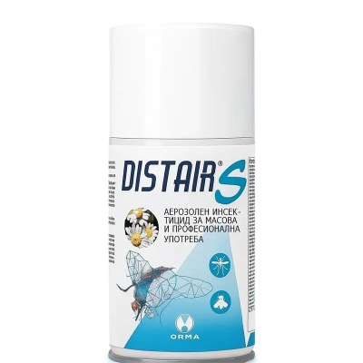 Аерозолен инсектицид за масова и професионална употреба DISTAIR S на ORMA - 250 мл