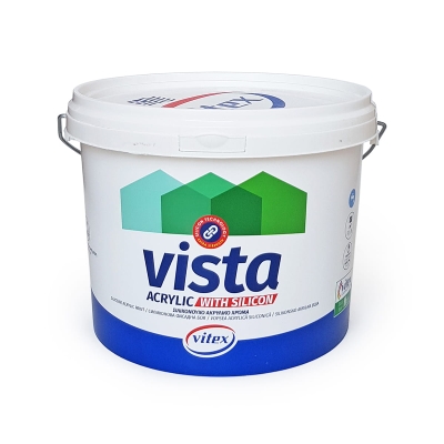 Силиконова акрилна фасадна боя VITEX Vista Acrylic With Silicone