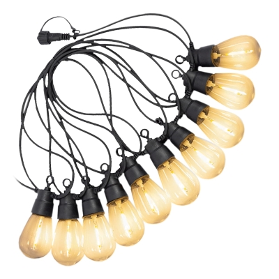 LED соларно въже LIGHTEX ROBY с 10 лампи, 2700 K, 6,5 м