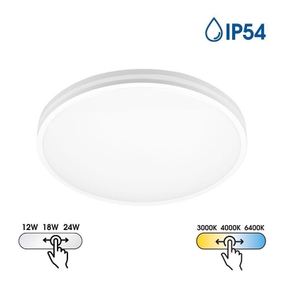 LED плафон VIVALUX Nancy с регулиране на мощността и 3CCT switch - Ø 30 см