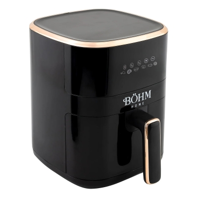 Фритюрник с горещ въздух BÖHM BDY-AF601R - 1200 W / 6 програми / 3 л