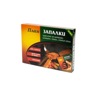 Запалки за камина и барбекю ПЛАМ 