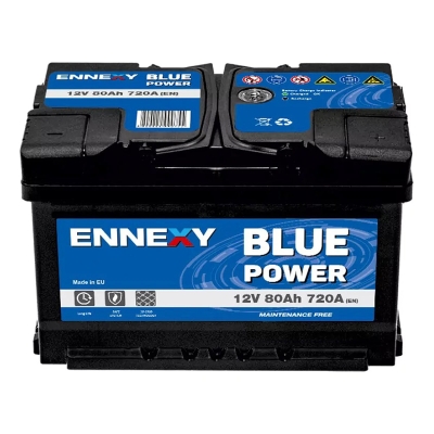 Акумулатор ENNEXY Blue Power - 12 V / 80 Ah / 720 A