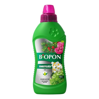 Универсален тор за красиви цветове и интензивен растеж BIOPON BP-1001 - 500 мл