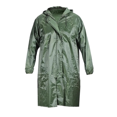 Полиестерен дъждобран с цип и PVH покритие DEKOREX Eagle - ЗЕЛЕН
