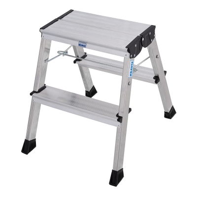 Двураменна алуминиева стълба-стъпало KRAUSE TREPPY 130013 - 2 × 2