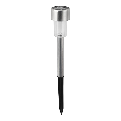 Влагозащитена градинска соларна лампа Lightex SL500 steel със зарядна батерия button cell 40 mAh - 0,07W / 1 × LED