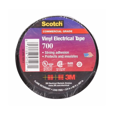 Изолирбанд 3M Scotch PROFI 700 - 20 м × 19 мм / ЧЕРЕН