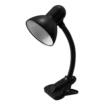 Настолна лампа с щипка LIGHTEX Varna Desonia E27 - ЧЕРНА