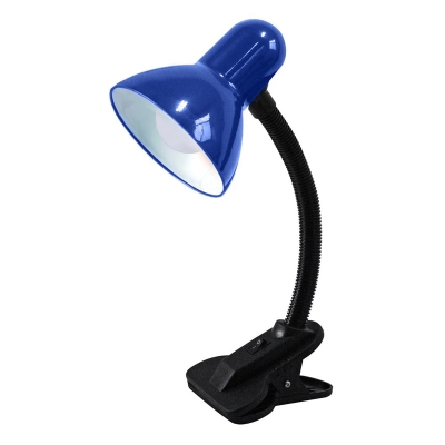 Настолна лампа с щипка LIGHTEX Varna Desonia E27 - СИНЯ