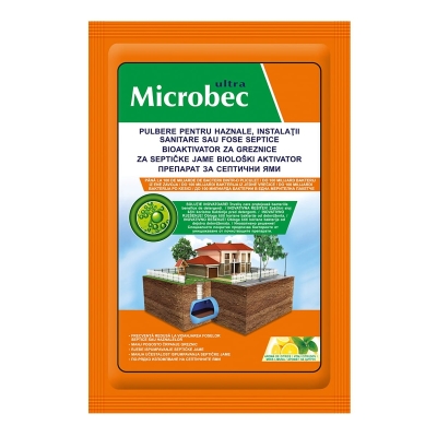 Препарат за септични ями и домашни пречиствателни станции MICROBEC - 25 г