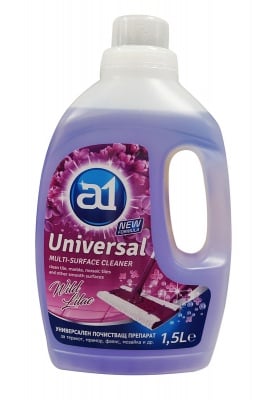 Универсален почистващ препарат за под  A 1 -  1.5 л -  лилав