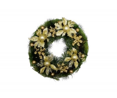 Богат  Коледен венец